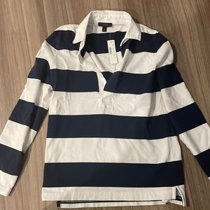 J.Crew stripes rugby shirt
